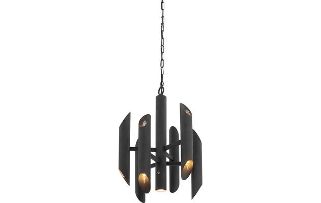 Goossens excellent hanglamp liando zwart metaal - 8190638-03