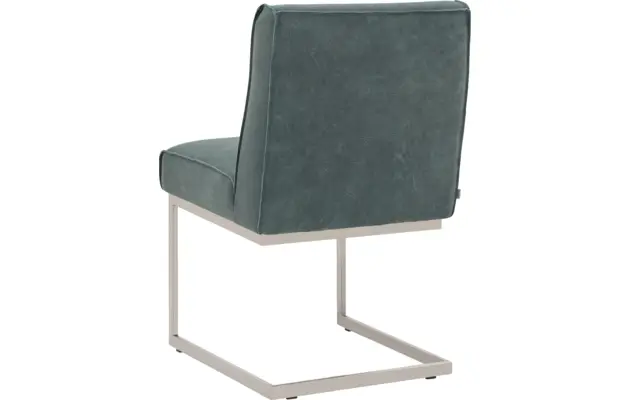 Goossens excellent eetkamerstoel tom groen leer - 8190647-03