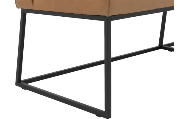Goossens excellent eetkamerbank tom bruin leer - 8190648-03