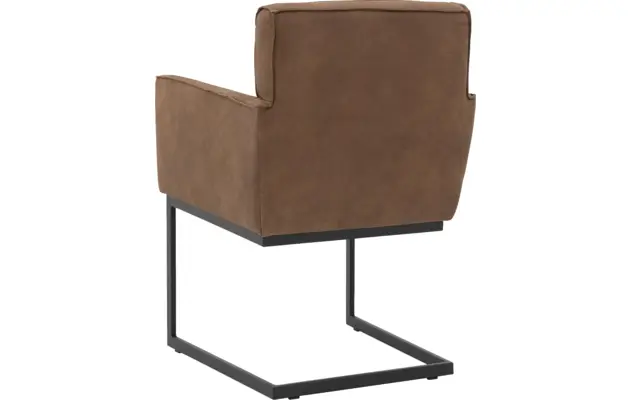 Goossens excellent eetkamerstoel tom bruin leer - 8190651-03