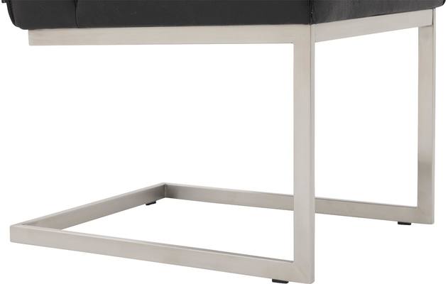 Goossens excellent eetkamerstoel tom zwart leer - 8190653-04