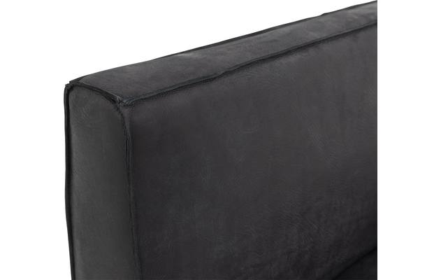 Goossens excellent eetkamerbank tom zwart leer - 8190654-06