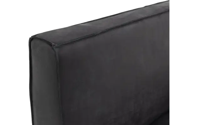 Goossens excellent eetkamerbank tom zwart leer - 8190654-06