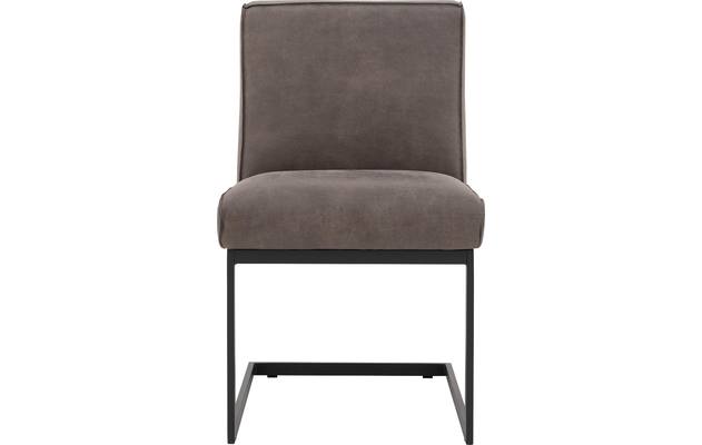 Goossens excellent eetkamerstoel tom grijs leer - 8190657-01
