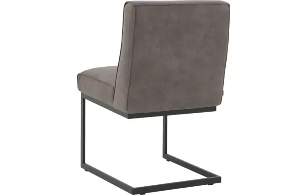 Goossens excellent eetkamerstoel tom grijs leer - 8190657-03