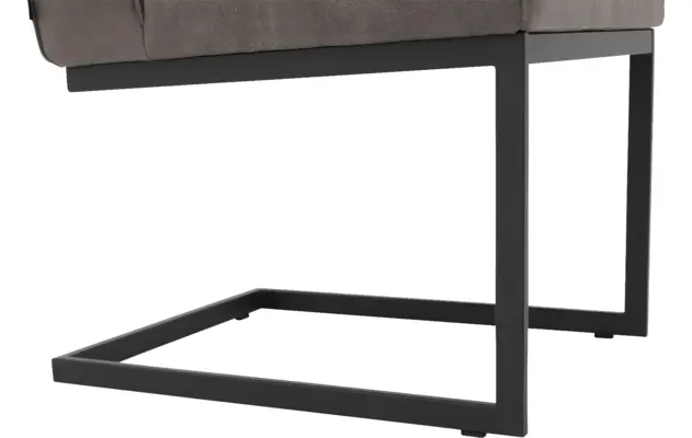 Goossens excellent eetkamerstoel tom grijs leer - 8190657-05