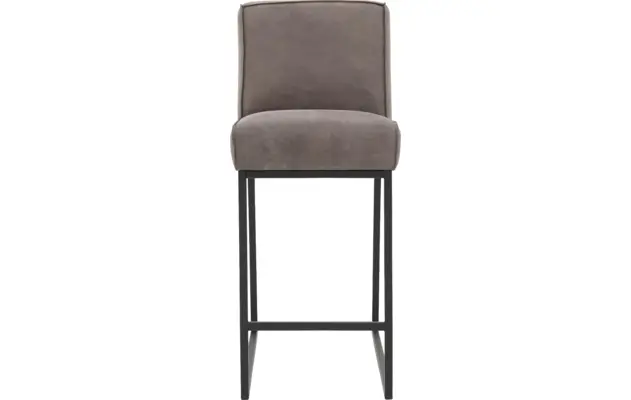 Goossens excellent barstoel tom grijs leer - 8190659-01