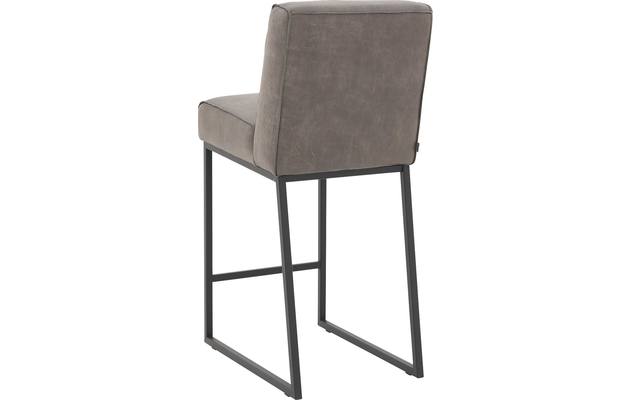 Goossens excellent barstoel tom grijs leer - 8190659-03