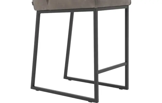 Goossens excellent barstoel tom grijs leer - 8190659-04