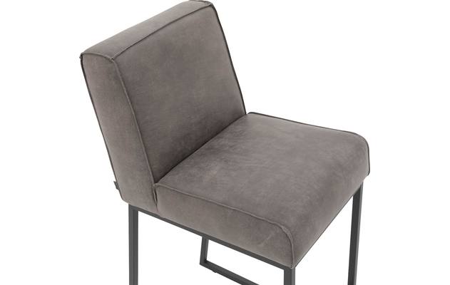 Goossens excellent barstoel tom grijs leer - 8190659-05