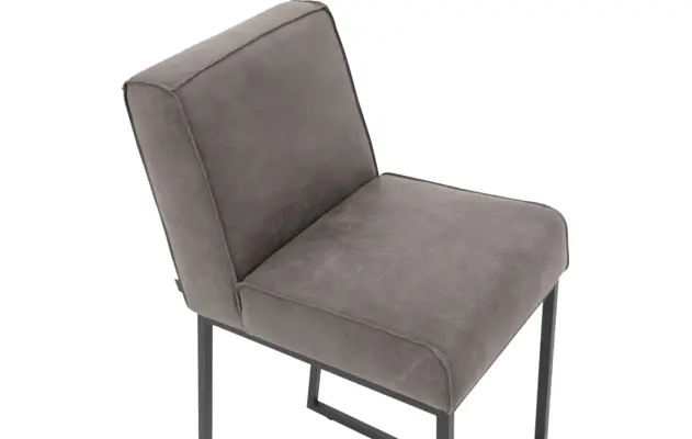 Goossens excellent barstoel tom grijs leer - 8190659-05