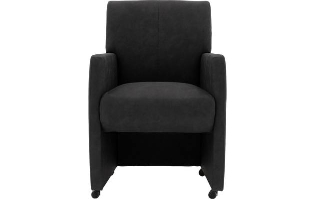 Goossens eetkamerstoel alex grijs microvezel - 8190692-01