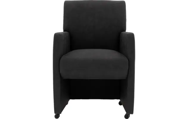 Goossens eetkamerstoel alex grijs microvezel - 8190692-01