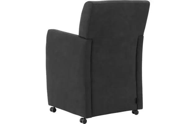 Goossens eetkamerstoel alex grijs microvezel - 8190692-03