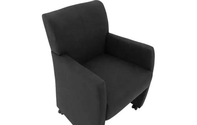 Goossens eetkamerstoel alex grijs microvezel - 8190692-04