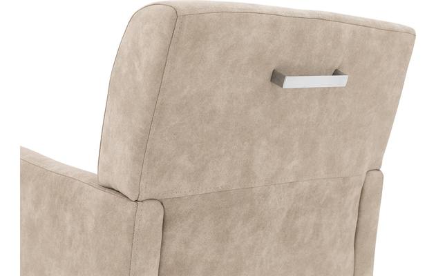 Goossens eetkamerstoel alex beige microvezel - 8190695-04