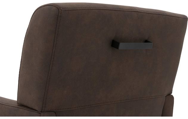 Goossens eetkamerstoel alex bruin microvezel - 8190698-04
