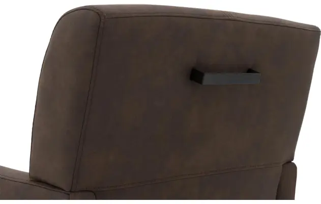 Goossens eetkamerstoel alex bruin microvezel - 8190698-04
