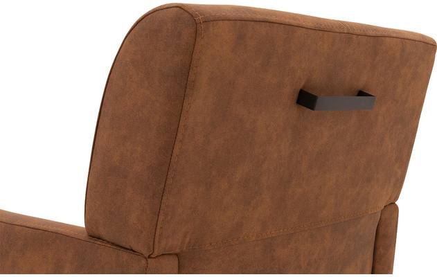 Goossens eetkamerstoel alex bruin microvezel - 8190699-04