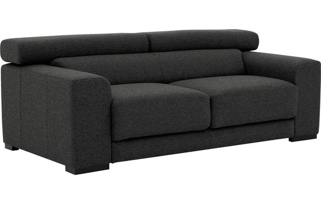 Goossens zitbank nora grijs stof - 8190705-204-03