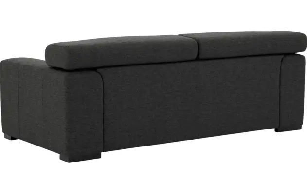 Goossens zitbank nora grijs stof - 8190705-204-04
