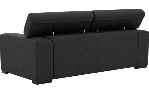 Goossens zitbank nora grijs stof - 8190705-204-05