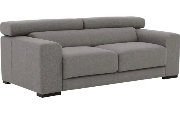 Goossens zitbank nora grijs stof - 8190705-207-03