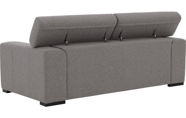 Goossens zitbank nora grijs stof - 8190705-207-05