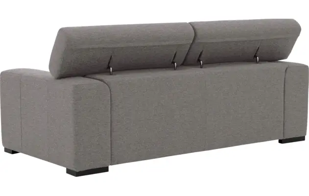 Goossens zitbank nora grijs stof - 8190705-207-05