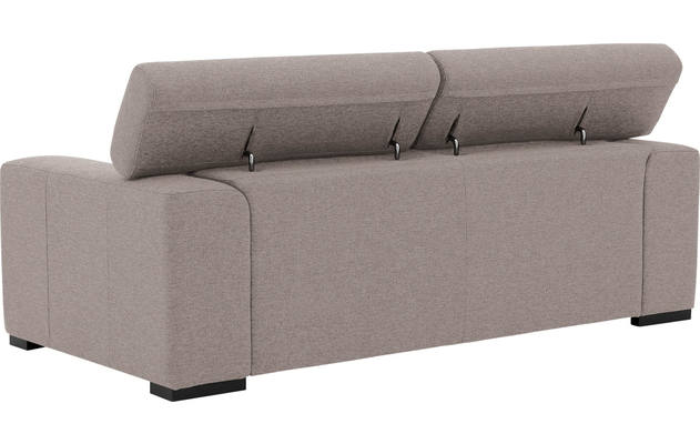 Goossens zitbank nora grijs stof - 8190705-208-05