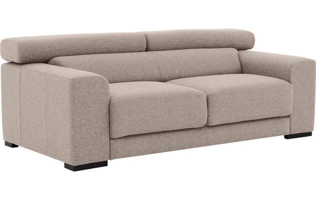 Goossens zitbank nora beige stof - 8190705-209-03