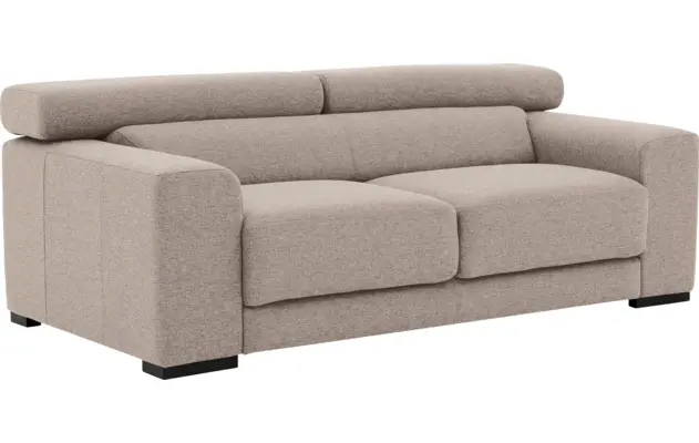 Goossens zitbank nora beige stof - 8190705-209-03