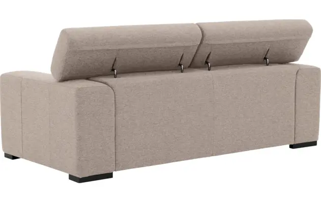 Goossens zitbank nora beige stof - 8190705-209-05