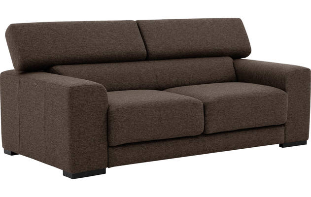 Goossens zitbank nora bruin stof - 8190705-211-02