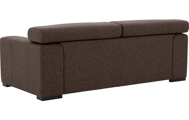 Goossens zitbank nora bruin stof - 8190705-211-04