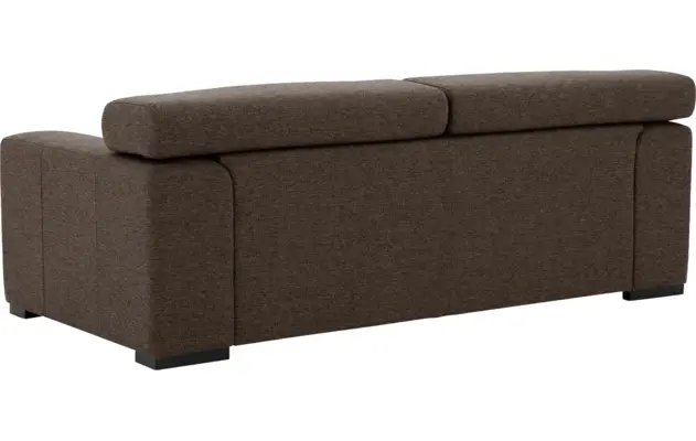 Goossens zitbank nora bruin stof - 8190705-211-04