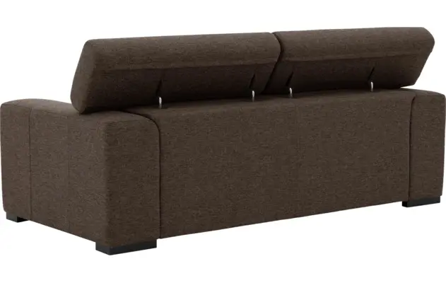 Goossens zitbank nora bruin stof - 8190705-211-05