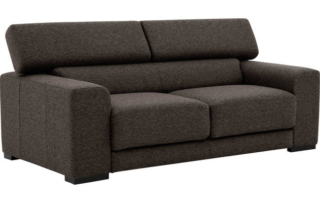 Goossens zitbank nora bruin stof - 8190705-213-02