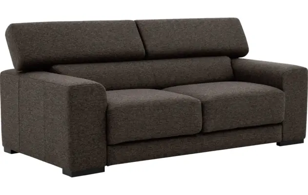 Goossens zitbank nora bruin stof - 8190705-213-02