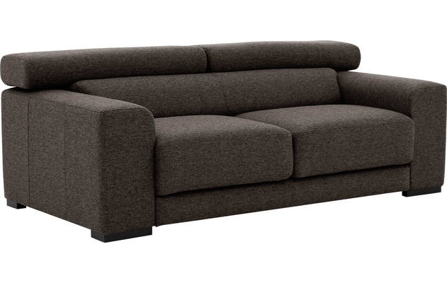 Goossens zitbank nora bruin stof - 8190705-213-03