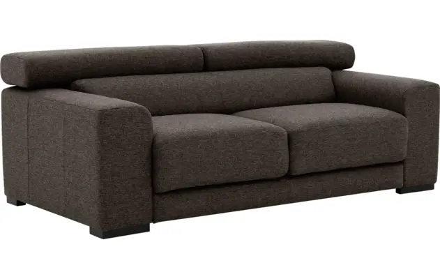 Goossens zitbank nora bruin stof - 8190705-213-03