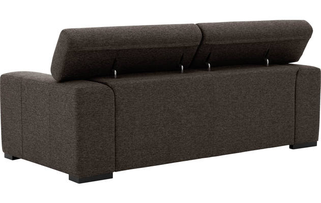 Goossens zitbank nora bruin stof - 8190705-213-05