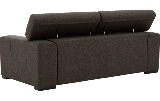 Goossens zitbank nora bruin stof - 8190705-213-05
