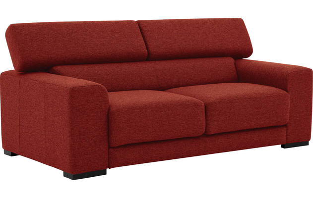 Goossens zitbank nora rood stof - 8190705-216-02