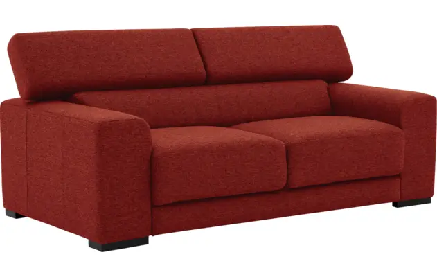 Goossens zitbank nora rood stof - 8190705-216-02