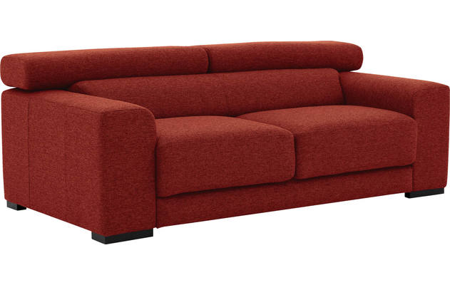 Goossens zitbank nora rood stof - 8190705-216-03