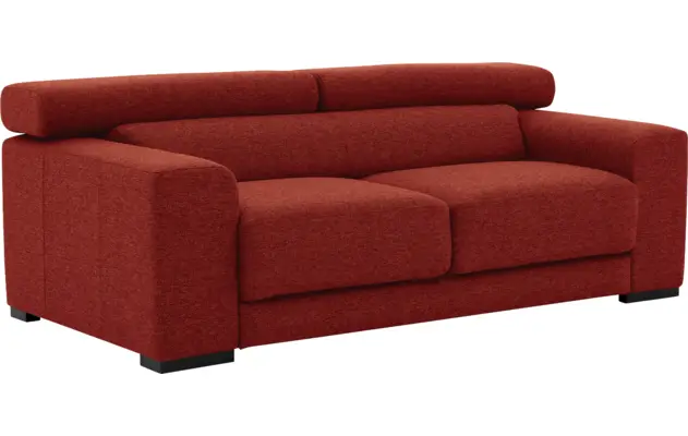 Goossens zitbank nora rood stof - 8190705-216-03