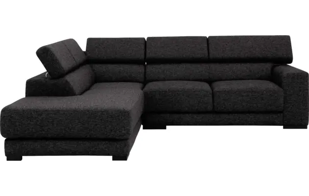 Goossens hoekbank nora grijs stof - 8190707-204-02-gespiegeld