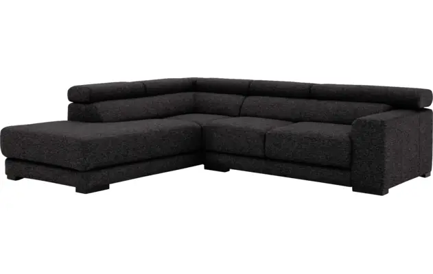 Goossens hoekbank nora grijs stof - 8190707-204-04-gespiegeld