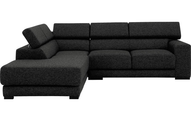 Goossens hoekbank nora grijs stof - 8190707-205-02-gespiegeld